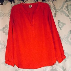 Anne Klein sheer blouse